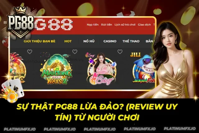 Tìm hiểu rõ sự thật PG88 lừa đảo (review uy tín)